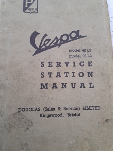 Vespa service station - station, manual