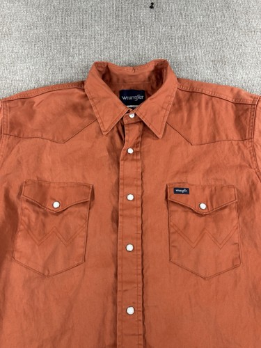 Wrangler denim pearl snap - wrangler,