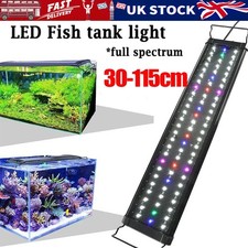 Marine Aquarium LED Light Lighting 30/60/90cm Aqua Fish Tank Full Spectrum Lamp