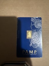 PAMP 1g Gold Bar Lady Fortuna