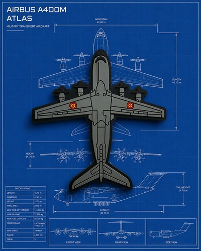 Pvc patch airbus a400m atlas - -,