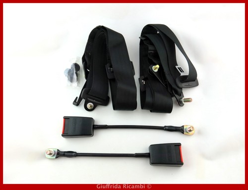 Static front seat belts - seat,