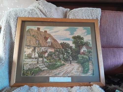 Vintage tapestry cottage - tapestry,