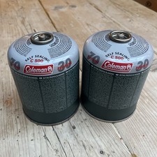 2x Coleman C500 Screw On Gas