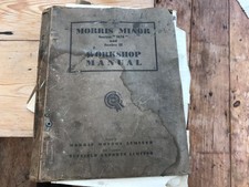 MORRIS MINOR SEREIS MM AND SERIES 2 manual, MORRIS MINOR 1000 operation manual.