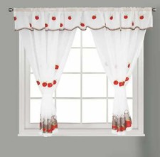 New Kitchen Window Curtain Set