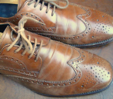 Charles Tyrwhitt brogue shoes, Tan brown, UK 9