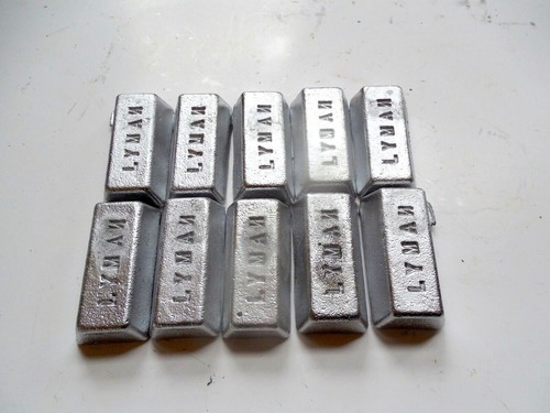 Lbs lead bars - 10, ingots