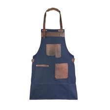 Canvas Apron with Leather