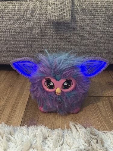 Furby toy purple tie dye - toy,