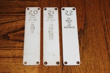 3 RAILWAY SIGNAL BOX LEVER