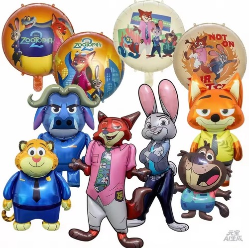 Extra large 10pcs zootopia - large,