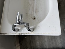 Bette Form Steel White Bathtub with mixer taps 1600mm x 700mm Bathroom Bath