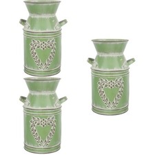  3 PCS Retro Iron Vase Flower