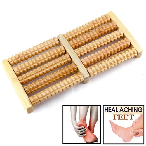 Wooden foot massage roller - foot,