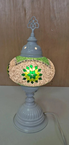 Turkish mosaic table lamp - table,