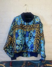 Vintage Silk Bomber Jacket