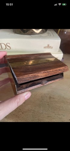 Vintage walnut box - walnut,