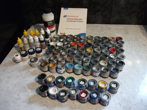 Humbrol model kit - kit, paints