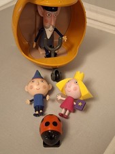 Ben & Holly Little Kingdom Wise Old Elf’s Helicopter Vehicle  3 Figures & Gaston
