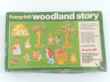 Vintage Fuzzy Felt Woodland