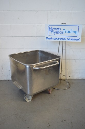 Stainless steel tote bin - stainless,