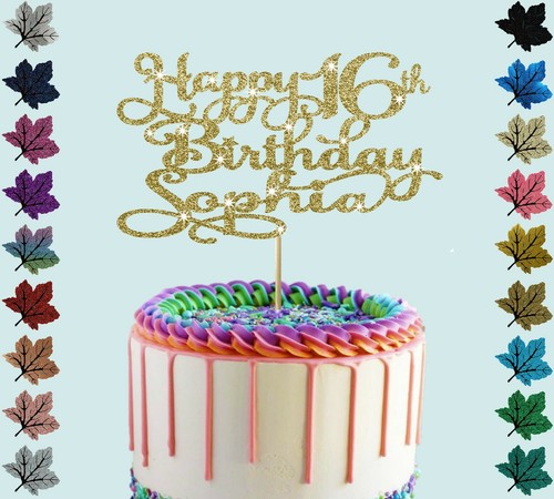 Personalised birthday glitter - personalised,