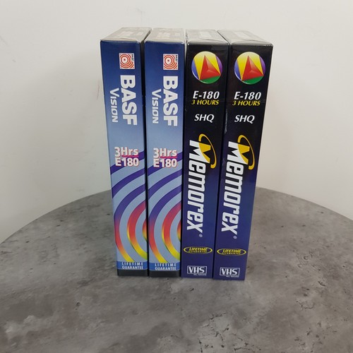 Blank vhs tapes sealed - vhs,