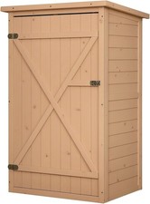 Outsunny Wooden Small Shed