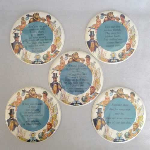 Vintage 1950s coaster set - vintage,