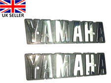 Yamaha Set of 2 Badges Chromed