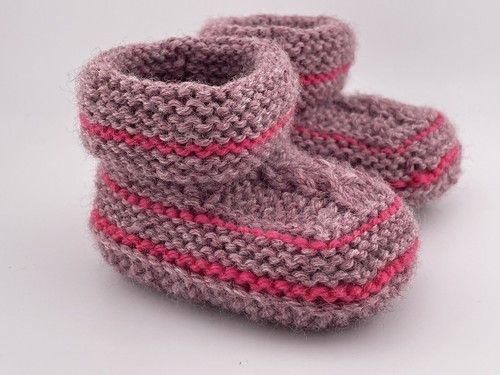 Baby booties handmade - ,, multi
