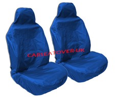 For Citroen Saxo - Heavy Duty Blue Waterproof Seat Covers - 2 x Fronts