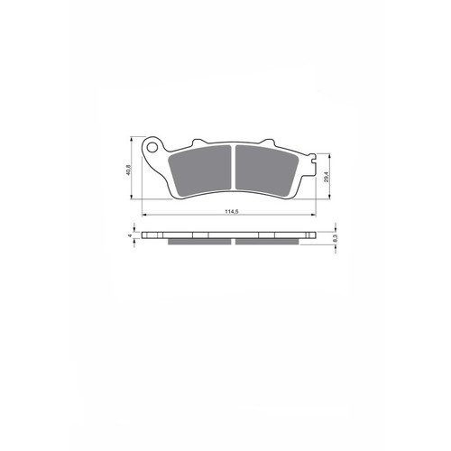 Delta synthetic brake pad kxr - delta,