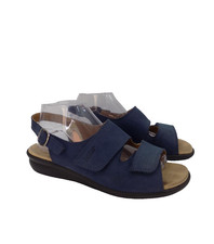 Hotter Sandals Blue Leather UK