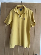 Vintage Abercrombie & Fitch Yellow Polo Top Size Ex L
