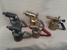 X 5 VINTAGE BLOWLAMPS MONITOR, BLADON, VERITAS AND PRIMUS