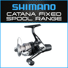 SHIMANO CATANA  FIXED SPOOL REELS - ALL MODELS | NEW - COARSE/SPINNING REELS