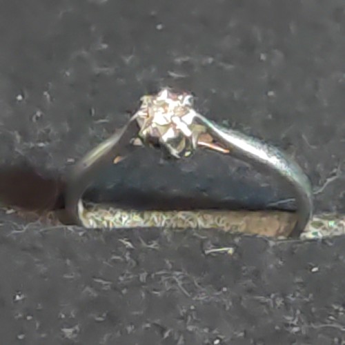 950 platinum diamond ring - 950,