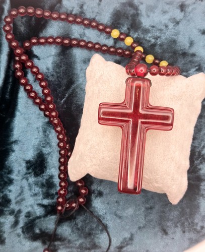 Resin made rosary - , crucifix