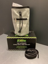 Elite Sportz Equipment Ultimate chalk & bag kit w Waist Belt Climbing Lift NEW