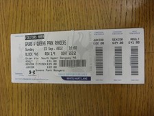 23/09/2012 Ticket: Tottenham