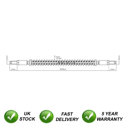 Brake hose front sjr - brake,