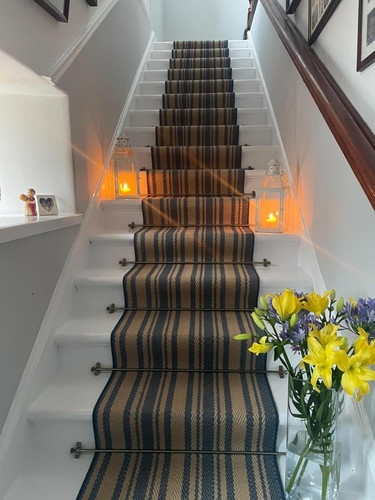 Stair carpet rods antique - 13,
