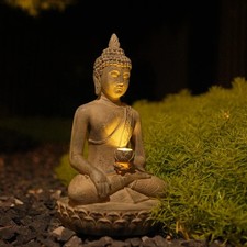 Solar Buddha Statue Outdoor