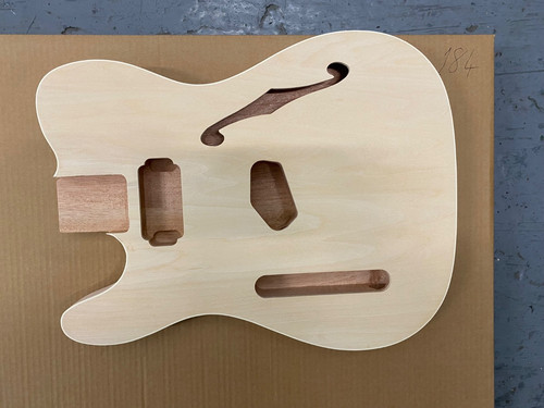 Left hand guitar body - hand, red
