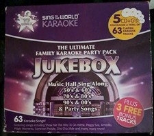 SALE ! Sing To The World Karaoke - Ultimate Jukebox 5 CD+G Box Set