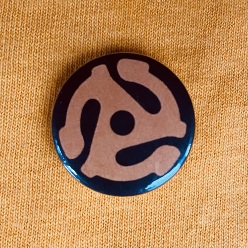45rpm adapter 25mm pin - 25mm, badge