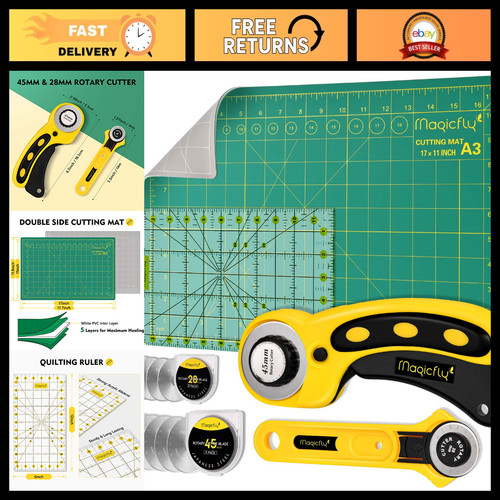 Rotary cutter set for - set, quilting
