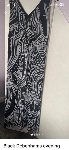 Debenhams black white - black,